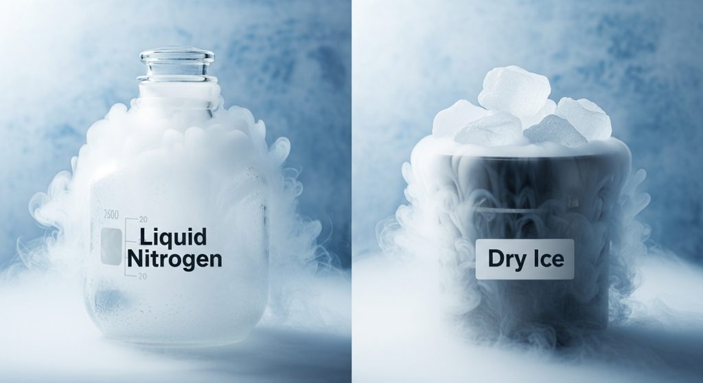 Liquid Nitrogen vs Dry Ice