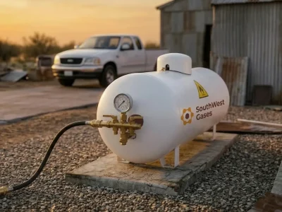 Above-Ground Bulk Propane Installation