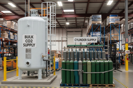 Bulk CO₂ Tank vs. Cylinder Supply: Cost Comparison for Beverage Distributors